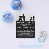 Sparring-Match, Boxing-Klasse-Werbe-Flyer Flyer (Einzeln)