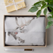 SPARRONE AUF BRANCH-Tissue Seidenpapier (Geschenk)