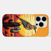 Sparrow auf Kaktus Case-Mate iPhone Hülle (Rückseite (Horizontal))