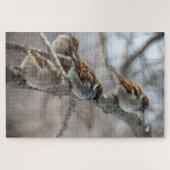 Sparrow auf Zweigniederlassung Puzzle (Horizontal)