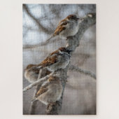 Sparrow auf Zweigniederlassung Puzzle (Vertikal)