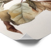 Sparrow Bird Art Print Poster (Ecke)