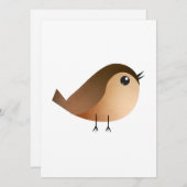 Sparrow Bird-Cartoon (Vorne/Hinten)