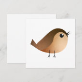 Sparrow Bird-Cartoon Ankündigung (Vorne/Hinten)