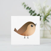 Sparrow Bird-Cartoon Ankündigung (Stehend Vorderseite)
