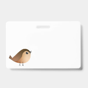 Sparrow Bird-Cartoon Ausweis