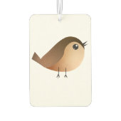 Sparrow Bird-Cartoon Autolufterfrischer (Rückseite)