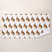 Sparrow Bird-Cartoon Badehandtuch (Badehandtuch)