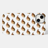 Sparrow Bird-Cartoon Case-Mate iPhone Hülle (Rückseite (Horizontal))