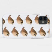 Sparrow Bird-Cartoon Case-Mate iPhone Hülle (Rückseite (Horizontal))