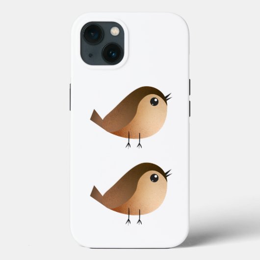 Sparrow Bird-Cartoon Case-Mate iPhone Hülle (Rückseite)