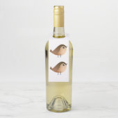 Sparrow Bird-Cartoon Flaschenanhänger (Auf Flasche)
