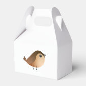 Sparrow Bird-Cartoon Geschenkschachtel (Rückseite)