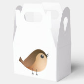 Sparrow Bird-Cartoon Geschenkschachtel (Geöffnet)