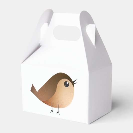Sparrow Bird-Cartoon Geschenkschachtel (Vorderseite)