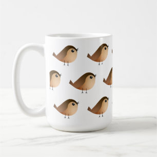 Sparrow Bird-Cartoon Kaffeetasse