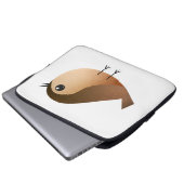 Sparrow Bird-Cartoon Laptopschutzhülle (Vorne Knopf)