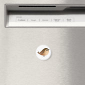 Sparrow Bird-Cartoon Magnet (In Situ (Geschirrspüler))