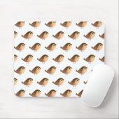 Sparrow Bird-Cartoon Mousepad (Mit Mouse)