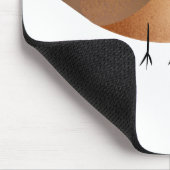 Sparrow Bird-Cartoon Mousepad (Ecke)