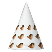 Sparrow Bird-Cartoon Partyhütchen (Links)