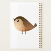 Sparrow Bird-Cartoon Planer (Rückseite)