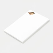 Sparrow Bird-Cartoon Post-it Klebezettel (angewinkelt)