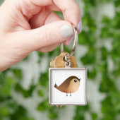 Sparrow Bird-Cartoon Schlüsselanhänger (Hand)