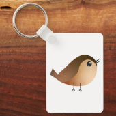 Sparrow Bird-Cartoon Schlüsselanhänger (Vorderseite)