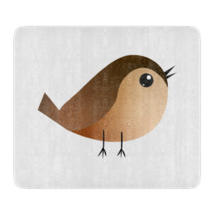 Sparrow Bird Cartoon Schneidebrett