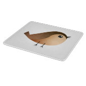 Sparrow Bird-Cartoon Schneidebrett (Ecke)