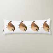 Sparrow Bird-Cartoon Seitenschläferkissen (Vorderseite)