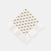 Sparrow Bird-Cartoon Serviette (Ecke)