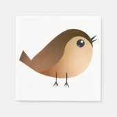 Sparrow Bird Cartoon  Serviette (Vorderseite)
