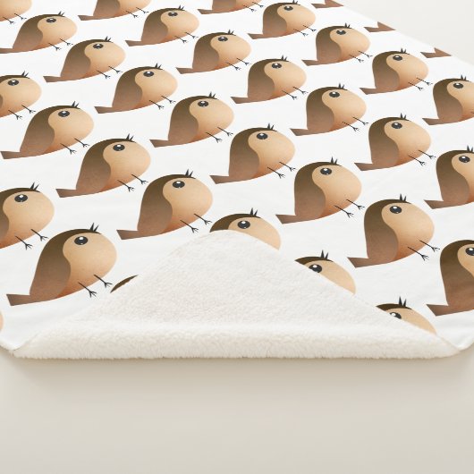 Sparrow Bird-Cartoon Sherpadecke (3/4)