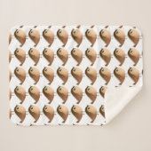 Sparrow Bird-Cartoon Sherpadecke (Vorderseite (Horizontal))