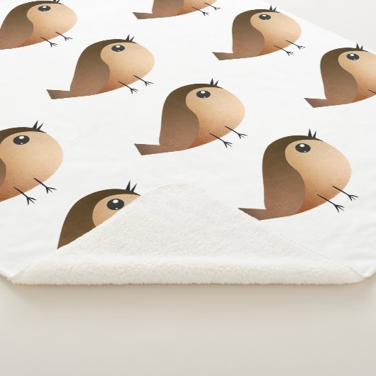 Sparrow Bird-Cartoon Sherpadecke (3/4)