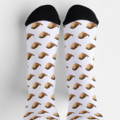 Sparrow Bird-Cartoon Socken (Oben)