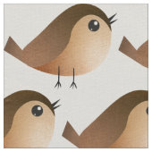 Sparrow Bird-Cartoon Stoff (Nahaufnahme)