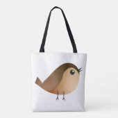 Sparrow Bird-Cartoon Tasche (Rückseite)