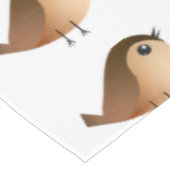 Sparrow Bird-Cartoon Tischdecke (Schrägansicht)