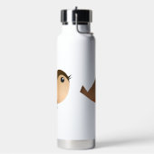 Sparrow Bird-Cartoon Trinkflasche (Links)