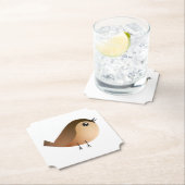 Sparrow Bird-Cartoon Untersetzer (Vor Ort)