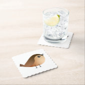 Sparrow Bird-Cartoon Untersetzer (Vor Ort)