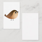 Sparrow Bird-Cartoon Visitenkarte (Vorne/Hinten)