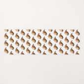 Sparrow Bird-Cartoon Yogamatte (Vorderseite (Horizontal))