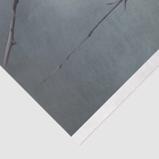 Sparrow Bird Cherry Blossom Zweigstelle Chinoiseri Seidenpapier (Ausschnitt)