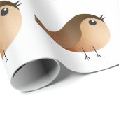 Sparrow Bird   Geschenkpapier (Rolleneckpunkt)