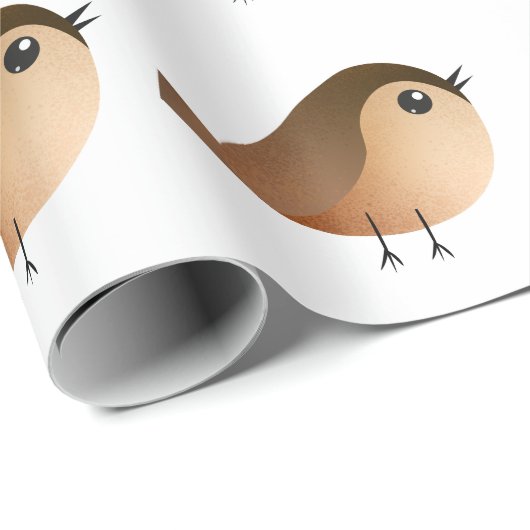 Sparrow Bird   Geschenkpapier (Rolleneckpunkt)