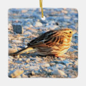 Sparrow Bird Keramikornament (Vorderseite)